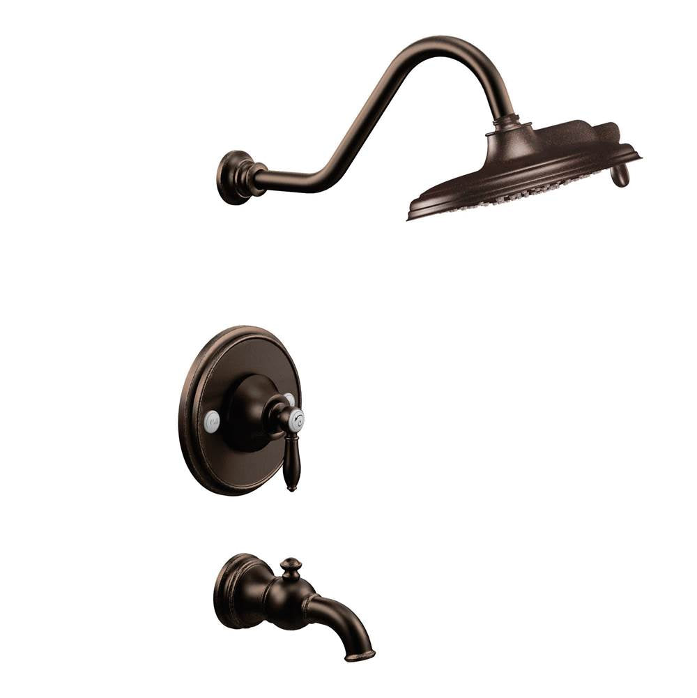 Weymouth Posi-Temp 1-Handle Eco-Performance Tub and Shower Trim Kit in Chrome (Valve Sold Separately)
