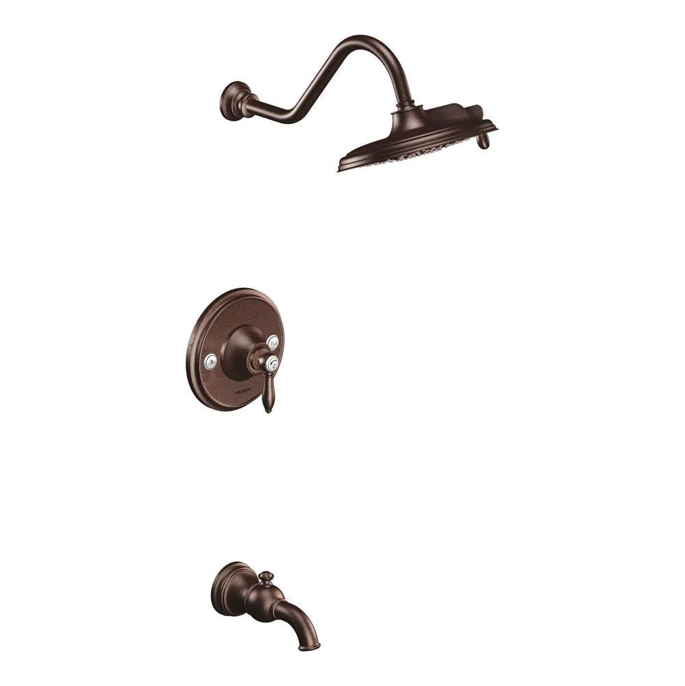 Weymouth 1-Handle Posi-Temp Tub and Shower Trim Kit in Chrome (Valve Sold Separately)