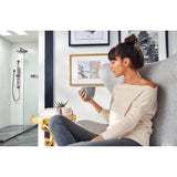 Smart Shower 2-Outlet Digital Shower Controller for Thermostatic Shower Valve, Matte Black