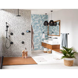 Mosaic 5-3/8 in. 2-Function Body Spray in Chrome
