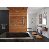 Mosaic 5-3/8 in. 2-Function Body Spray in Chrome