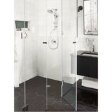 Shower Rail System with 2-Function Diverter in Chrome (Valve Sold Separately)