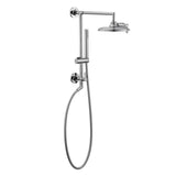 Arris 14-Inch Rainshower Straight Shower Arm and Flange, Chrome