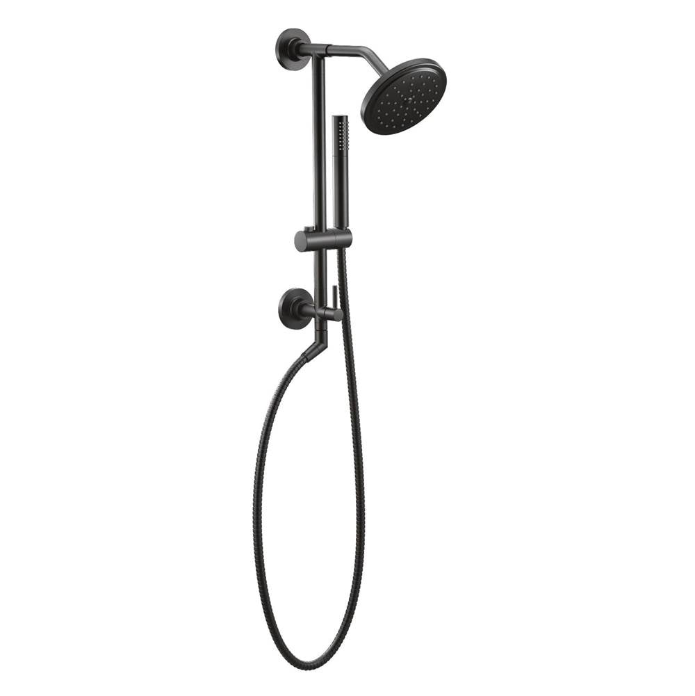 Shower Rail System with 2-Function Diverter in Chrome (Valve Sold Separately)
