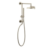 Shower Rail System with 2-Function Diverter in Chrome (Valve Sold Separately)