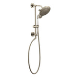 Shower Rail System with 2-Function Diverter in Chrome (Valve Sold Separately)