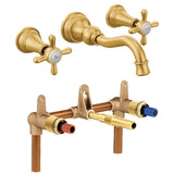 M-PACT Wallmount Bathroom Sink Faucet Rough-in Valve, 1/2-Inch CC with Mounting Brackets