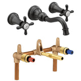 M-PACT Wallmount Bathroom Sink Faucet Rough-in Valve, 1/2-Inch CC with Mounting Brackets