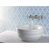 Weymouth 2-Handle Wall Mount High-Arc Bathroom Faucet in Chrome (Valve Sold Separately)