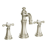 Weymouth 8 in. Widespread 2-Handle High-Arc Bathroom Faucet Trim Kit in Chrome (Valve Sold Separately)
