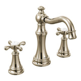 Weymouth 8 in. Widespread 2-Handle High-Arc Bathroom Faucet Trim Kit in Chrome (Valve Sold Separately)