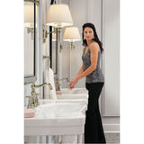 Weymouth 8 in. Widespread 2-Handle High-Arc Bathroom Faucet Trim Kit in Chrome (Valve Sold Separately)