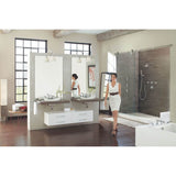Arris 2-Handle Deck-Mount High-Arc Roman Tub Faucet Trim Kit with Hand Shower in Chrome (Valve Sold Separately)