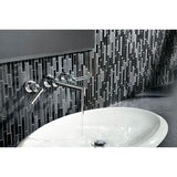 Arris Wall Mount 2-Handle Low-Arc Bathroom Faucet Trim Kit in Chrome (Valve Sold Separately)