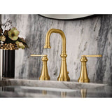 Colinet Traditional Two-Handle Widespread High-Arc Bathroom Faucet with Lever Handles, Valve Required, in Chrome