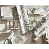 Colinet Traditional Two-Handle Widespread High-Arc Bathroom Faucet with Cross Handles, Valve Required, in Chrome