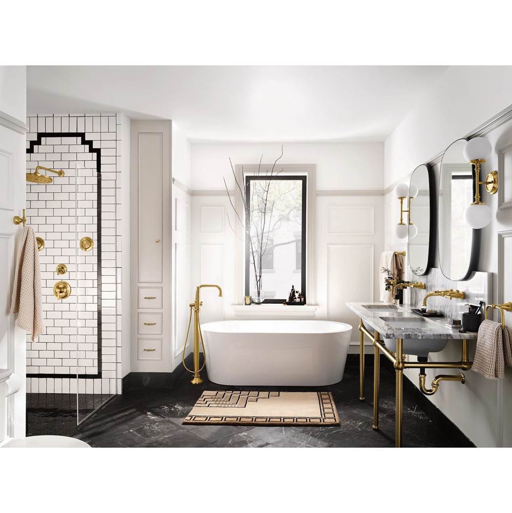 Mosaic 5-3/8 in. 2-Function Body Spray in Chrome