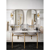 Brushed Gold Towel Ring