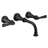 Colinet Traditional Lever Handle Wall Mount Bathroom Faucet Trim, Valve Required, in Chrome