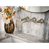 Colinet Traditional Lever Handle Wall Mount Bathroom Faucet Trim, Valve Required, in Chrome