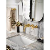 Colinet Traditional Cross Handle Wall Mount Bathroom Faucet Trim, Valve Required, in Chrome