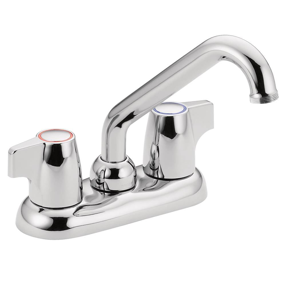 Moen - Chateau 4 in. Centerset 2-Handle Utility Faucet in Chrome - Chrome
