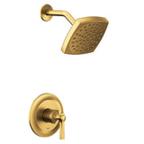 Moen - Flara M-CORE 2-Series Eco Performance 1-Handle Shower Trim Kit in Brushed Gold (Valve Sold Separately) - Brushed Gold