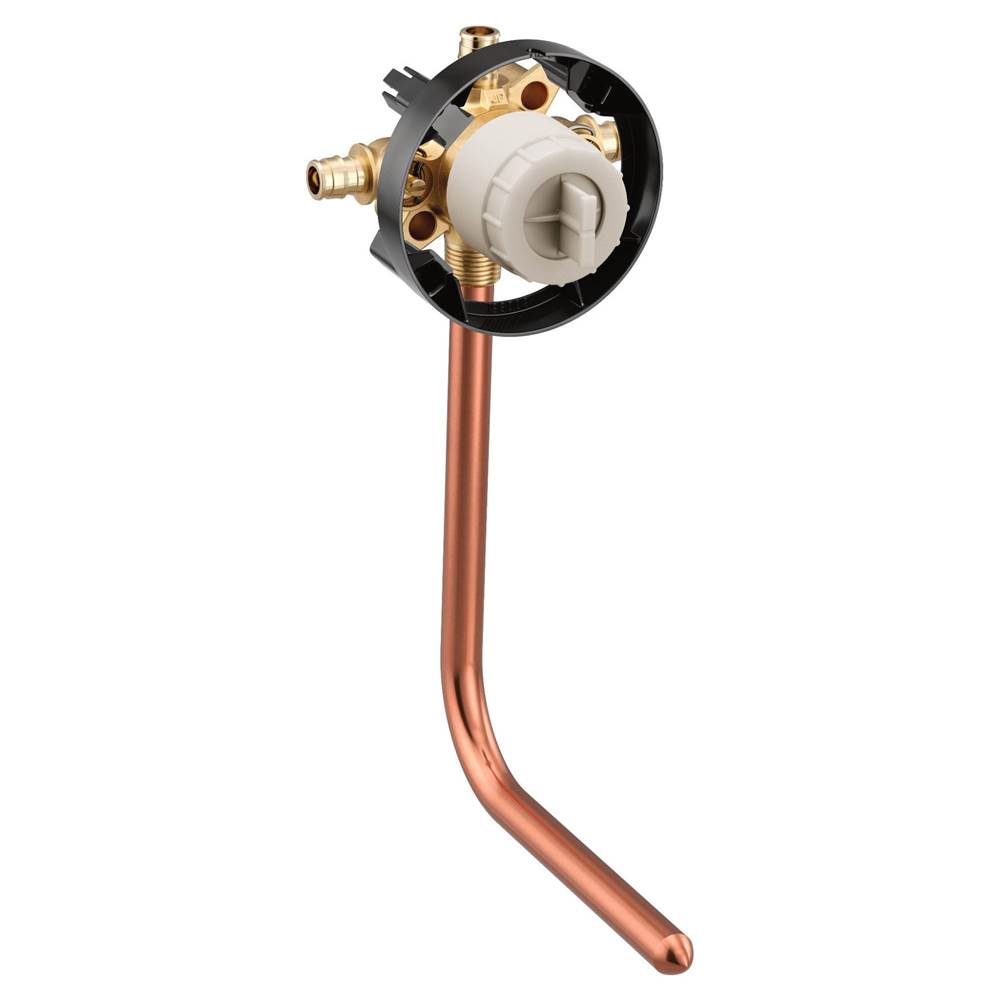 M-CORE 3-Series 4 Port Tub and Shower Pre-Fabricated Mixing Valve with Cold Expansion PEX Connections and Stops