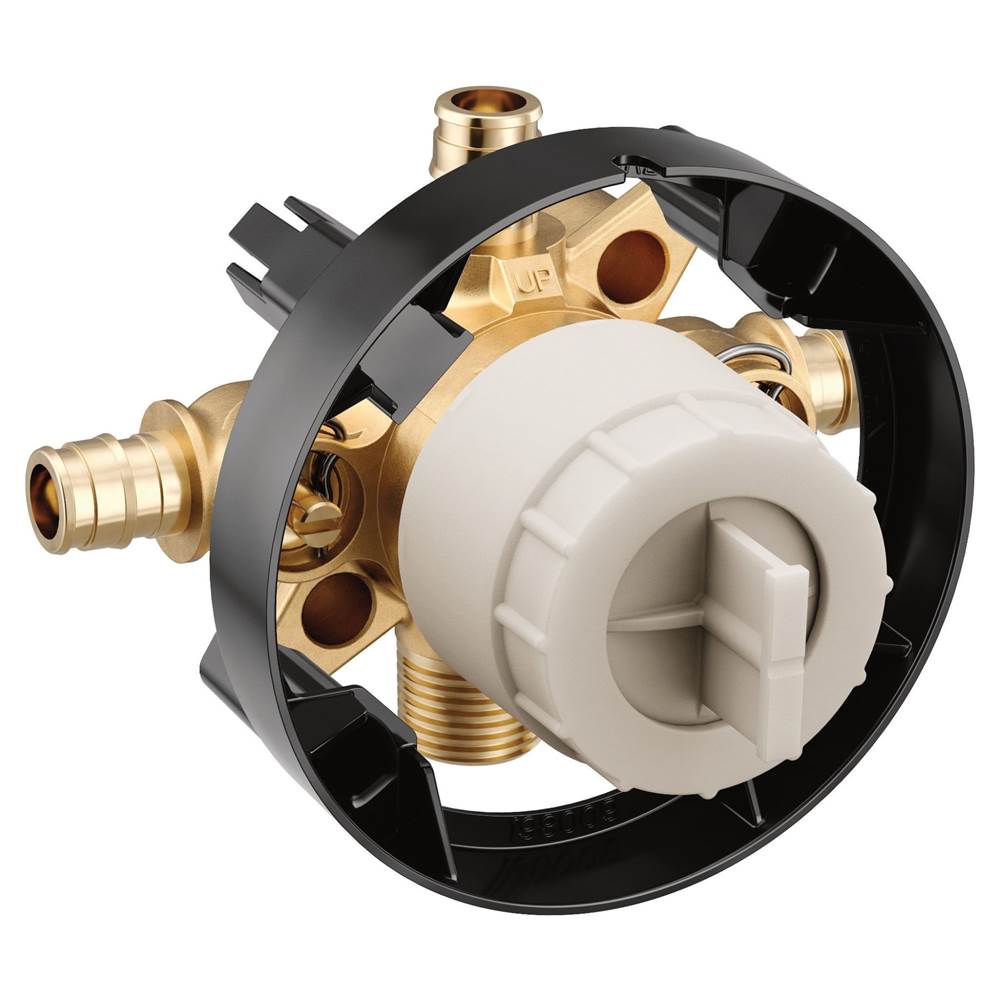 M-CORE 3-Series 4 Port Tub and Shower Pre-Fabricated Mixing Valve with CC/IPS Connections and Stops