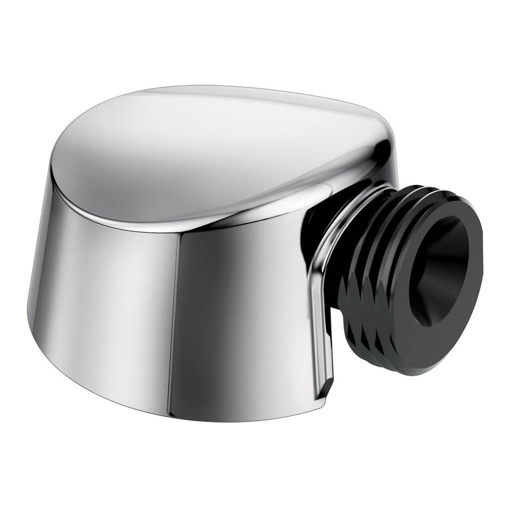 Moen - Round Drop Ell Handheld Shower Wall Connector, Chrome - Chrome