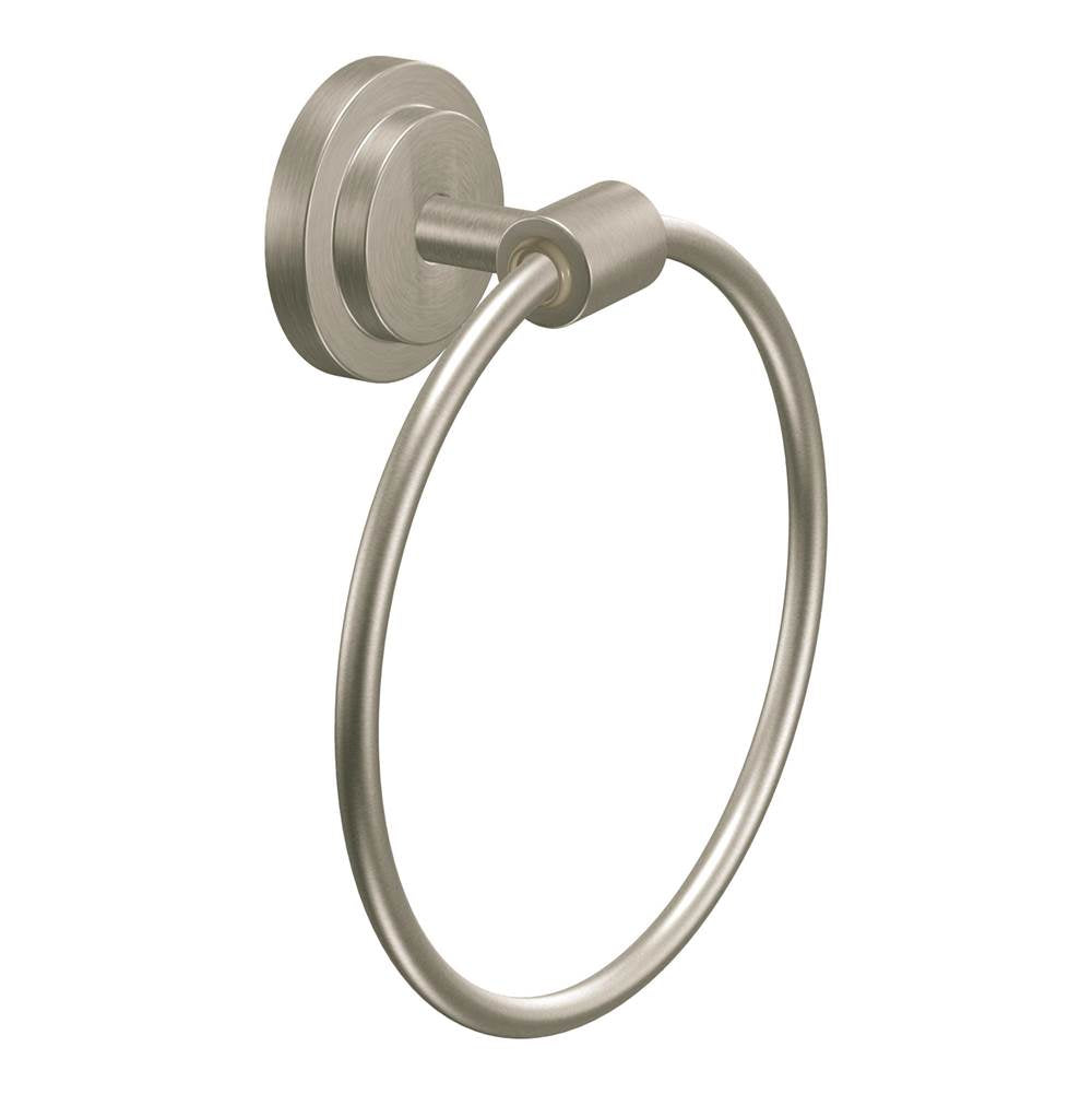 Moen - Brushed Nickel Towel Ring - Brushed Nickel