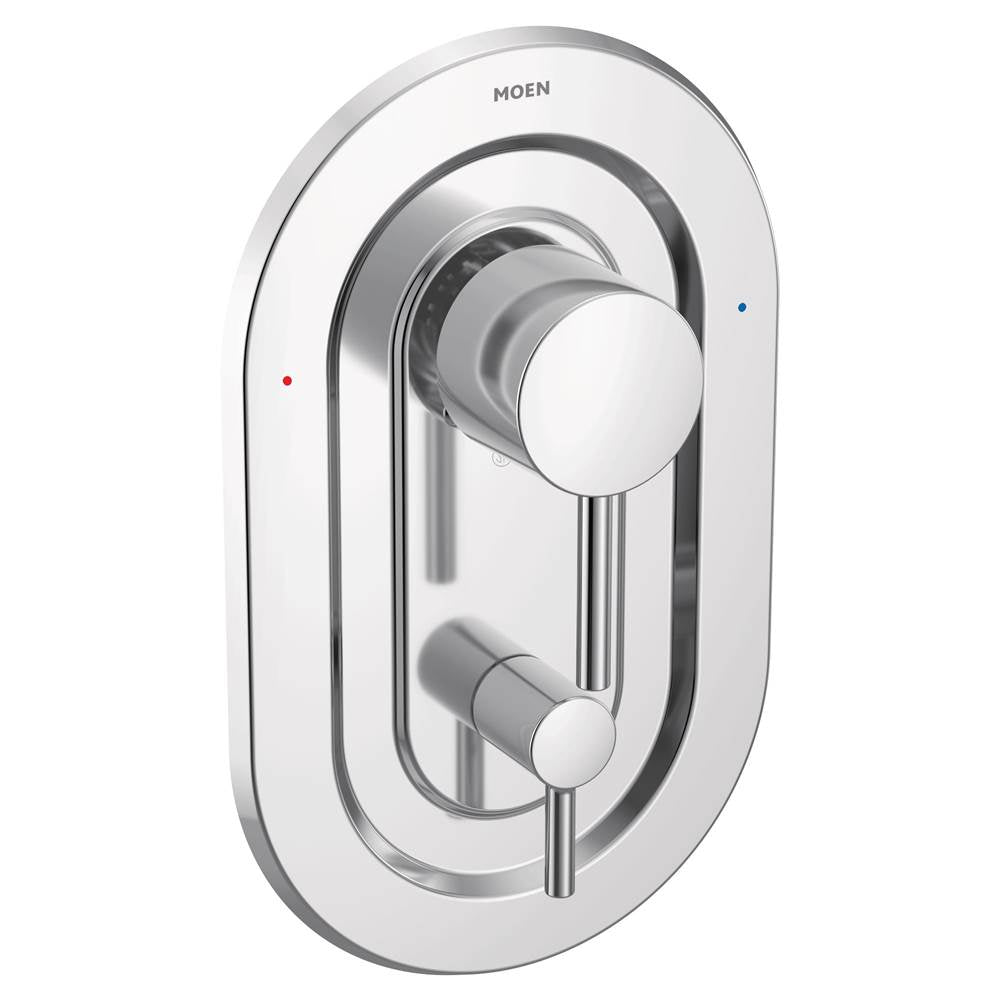 Moen - Align Posi-Temp with Built-in 3-Function Transfer Valve Trim Kit, Valve Required, Chrome - Chrome