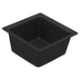 Moen - 15.75-Inch Wide x 7-Inch Deep Dual Mount Granite Single Bowl Kitchen or Bar Sink, Black - Black