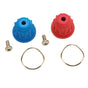 Moen - Monticello Handle Adapter, Hot and Cold, for Monticello Bar, Centerset, and Mini Widespread Faucets - Unfinished