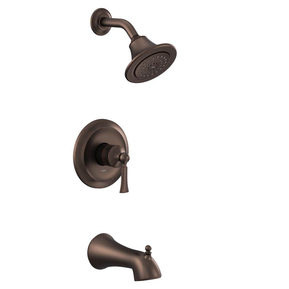 Moen - Wynford M-CORE 2-Series Eco Performance 1-Handle Tub and Shower Trim Kit in Oil Rubbed Bronze (Valve Sold Separately) - Oil Rubbed Bronze