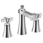 Moen - Flara 8 in. Widespread 2-Handle High-Arc Bathroom Faucet Trim Kit in Chrome (Valve Sold Separately) - Chrome