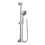 Moen - Eco-Performance Single Function Handheld Shower with 24-Inch Slide Bar, Chrome - Chrome