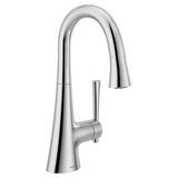 Moen - Kurv Chrome One-Handle High Arc Bar Faucet - Chrome