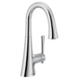 Moen - Kurv Chrome One-Handle High Arc Bar Faucet - Chrome