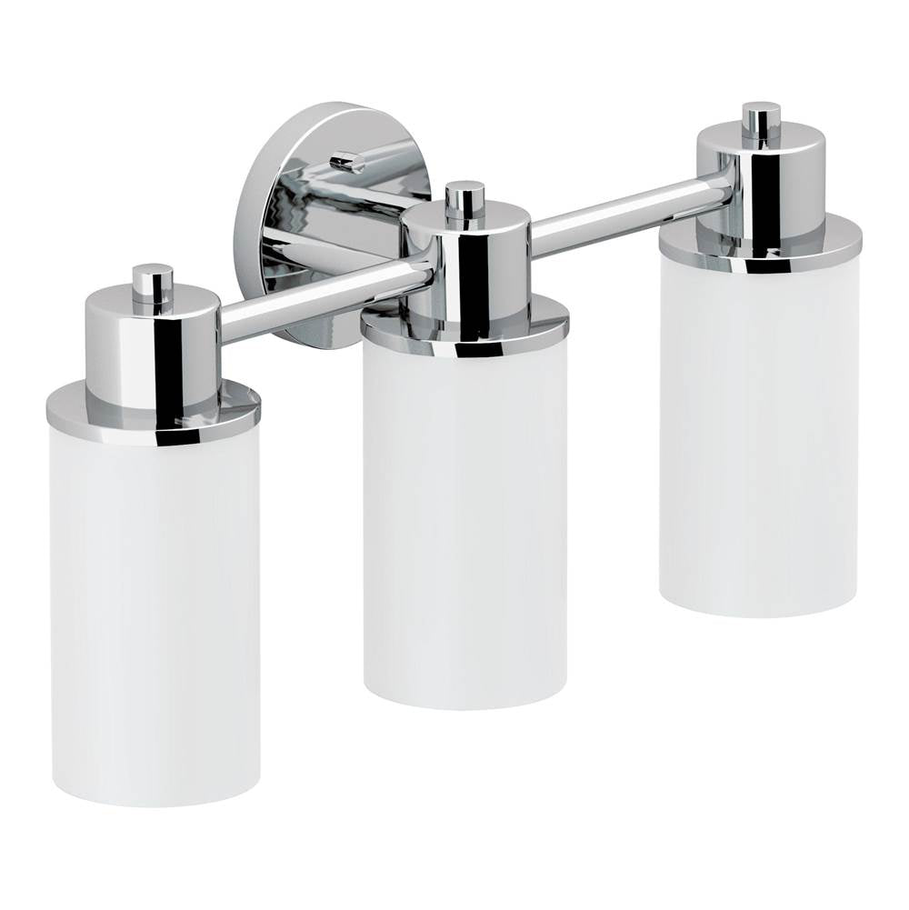 Moen - Chrome Three Globe Bath Light - Chrome