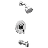 Moen - Vichy Single-Handle Eco-Performance Posi-Temp Tub and Shower Faucet Trim Kit in Chrome (Valve Sold Separately) - Chrome