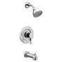 Moen - Vichy Single-Handle Eco-Performance Posi-Temp Tub and Shower Faucet Trim Kit in Chrome (Valve Sold Separately) - Chrome