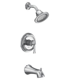 Wynford M-CORE 2-Series Eco Performance 1-Handle Tub and Shower Trim Kit in Chrome (Valve Sold Separately)
