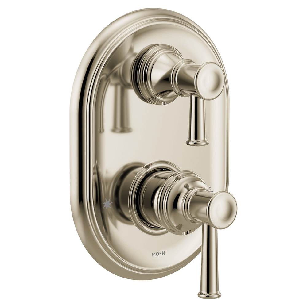 Belfield M-CORE 3-Series 2-Handle Shower Trim with Integrated Transfer Valve in Chrome (Valve Sold Separately)