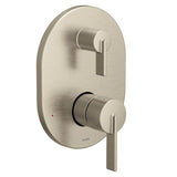 Cia M-CORE 3-Series 2-Handle Shower Trim with Integrated Transfer Valve in Chrome (Valve Sold Separately)