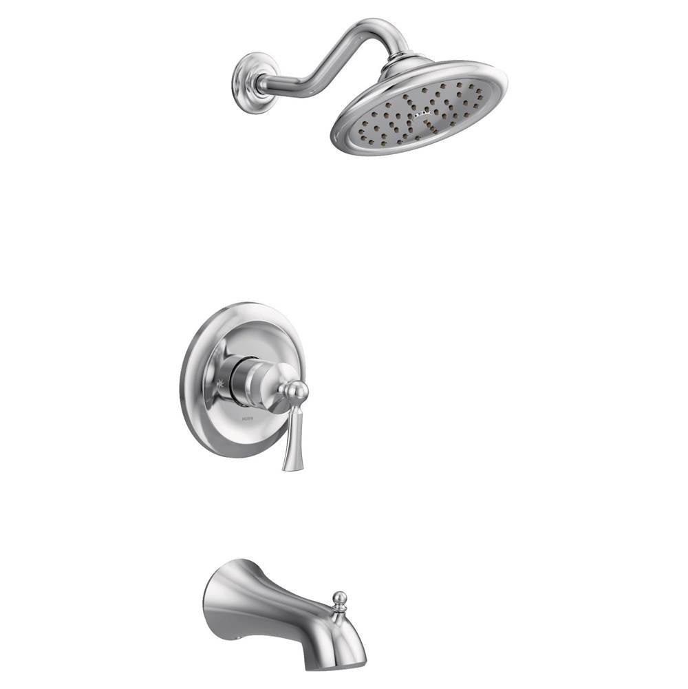 Wynford M-CORE 3-Series 1-Handle Eco-Performance Tub and Shower Trim Kit in Chrome (Valve Sold Separately)