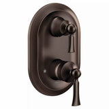 Wynford M-CORE 3-Series 2-Handle Shower Trim with Integrated Transfer Valve in Chrome (Valve Sold Separately)
