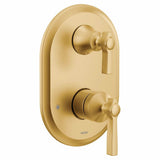 Flara M-CORE 3-Series 2-Handle Shower Trim with Integrated Transfer Valve in Chrome (Valve Sold Separately)