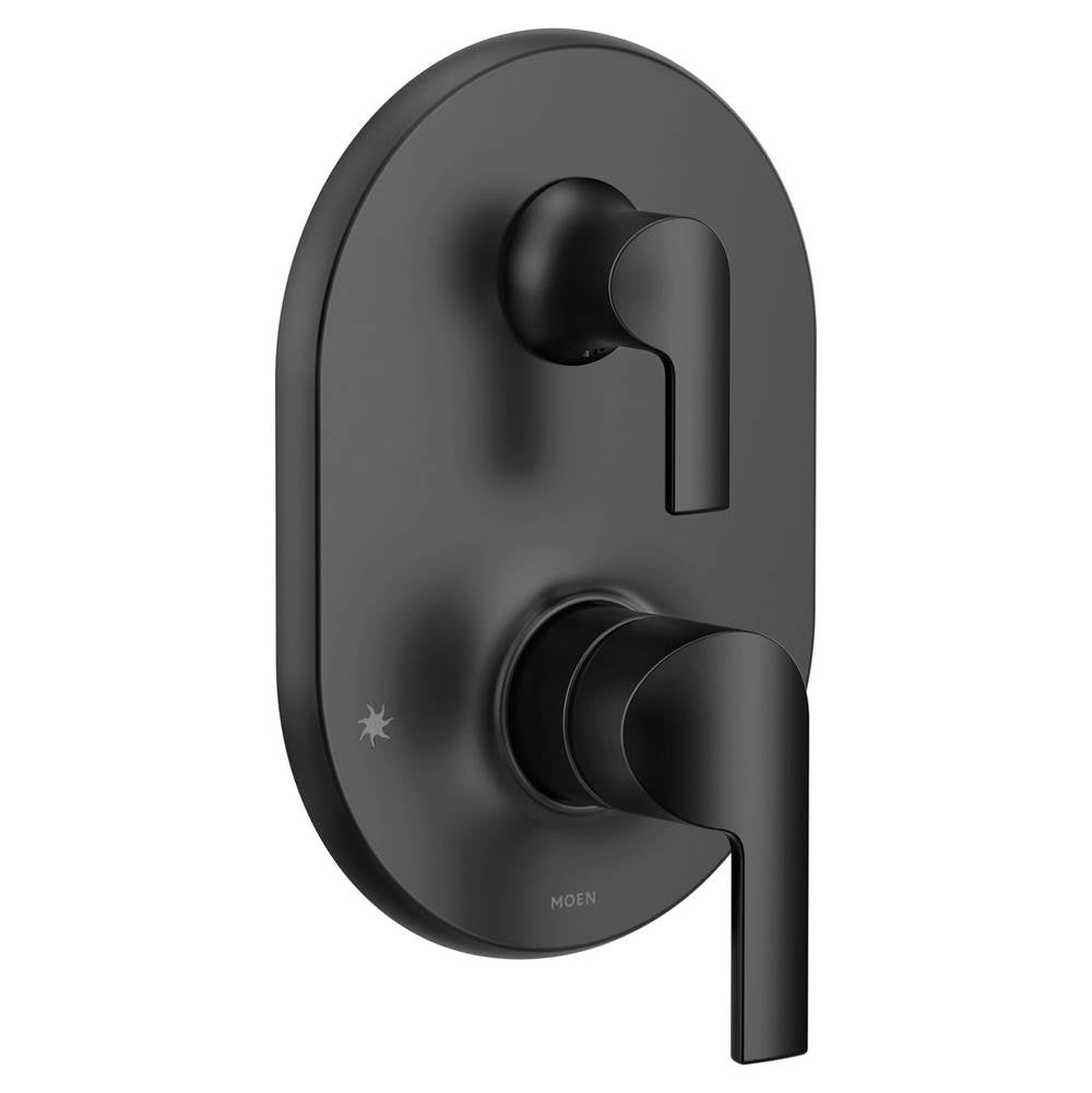 Doux M-CORE 3-Series 2-Handle Shower Trim with Integrated Transfer Valve in Chrome (Valve Sold Separately)