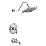 Weymouth M-CORE 3-Series 1-Handle Eco-Performance Tub and Shower Trim Kit in Chrome (Valve Sold Separately)